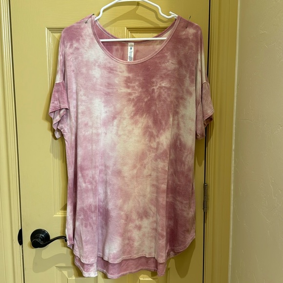 Tops - Pink tie dye tunic